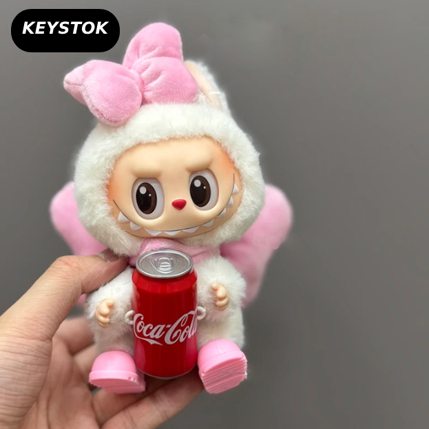 🎧 AMU Piggy x Coca-Cola Plush Keychain Doll