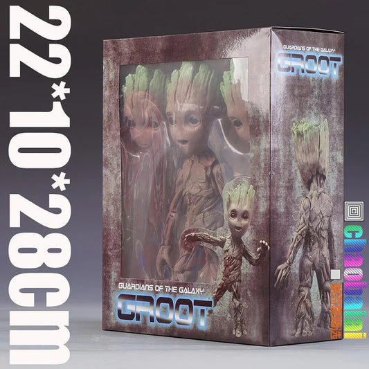 🌱 Groot Action Figure – Guardians of the Galaxy Collectible 🪐💥