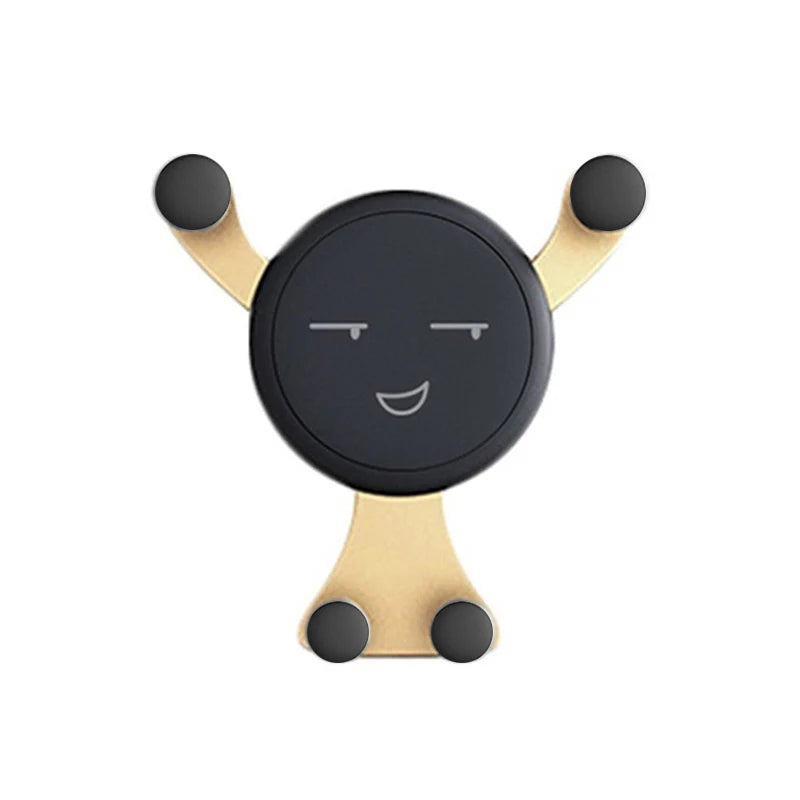 Cute Smiley Face Car Phone Holder