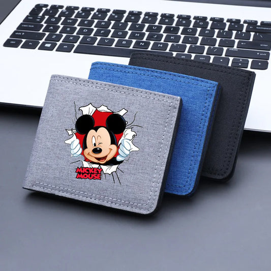 Cartoon-Themed Compact Wallet