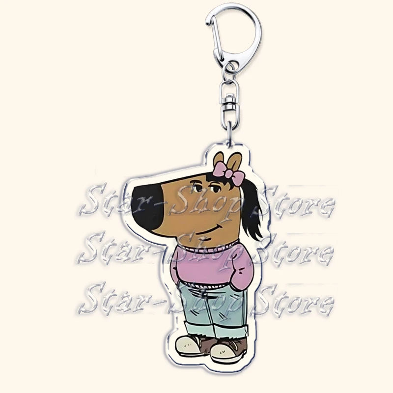 Dog Meme Keychains