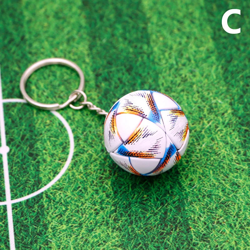 Mini Soccer Ball Keychain