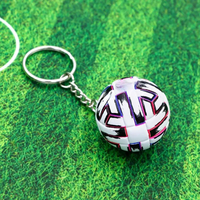 Mini Soccer Ball Keychain