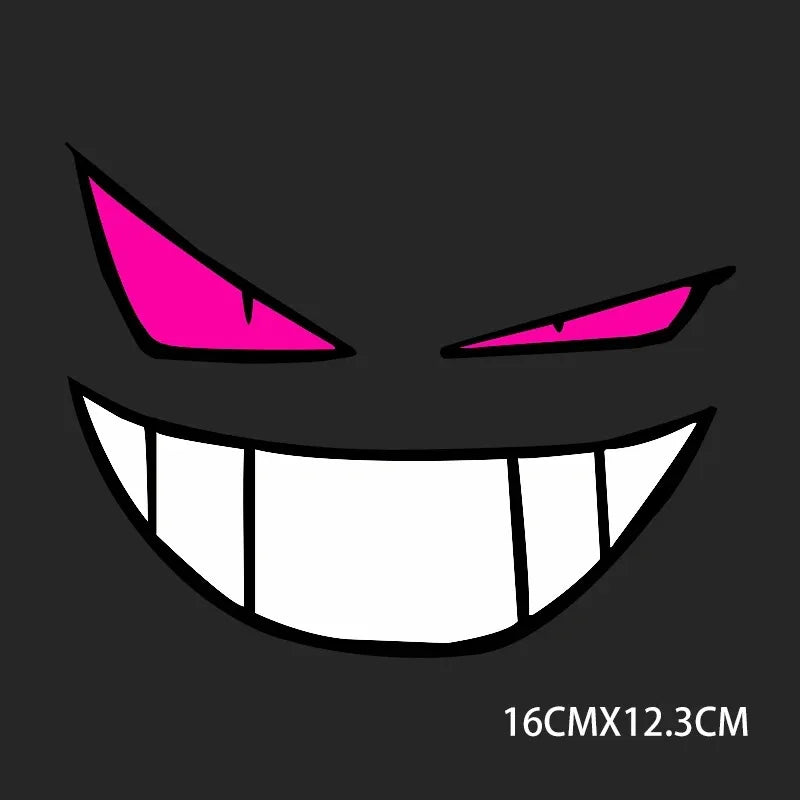 Evil Grin Car Decal