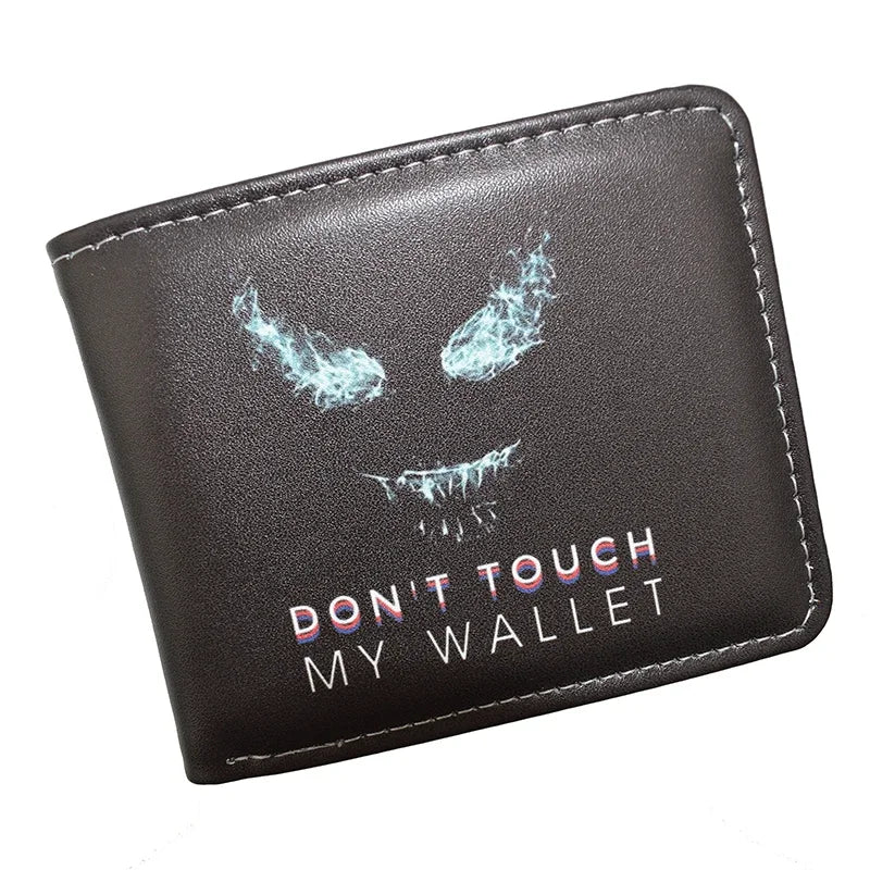 "Don't Touch My Wallet" Stylish Bifold Wallet