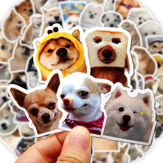 🐾 Cute Dog Sticker Pack – 10/50/100pcs of Pure Pup Joy! 🐶✨