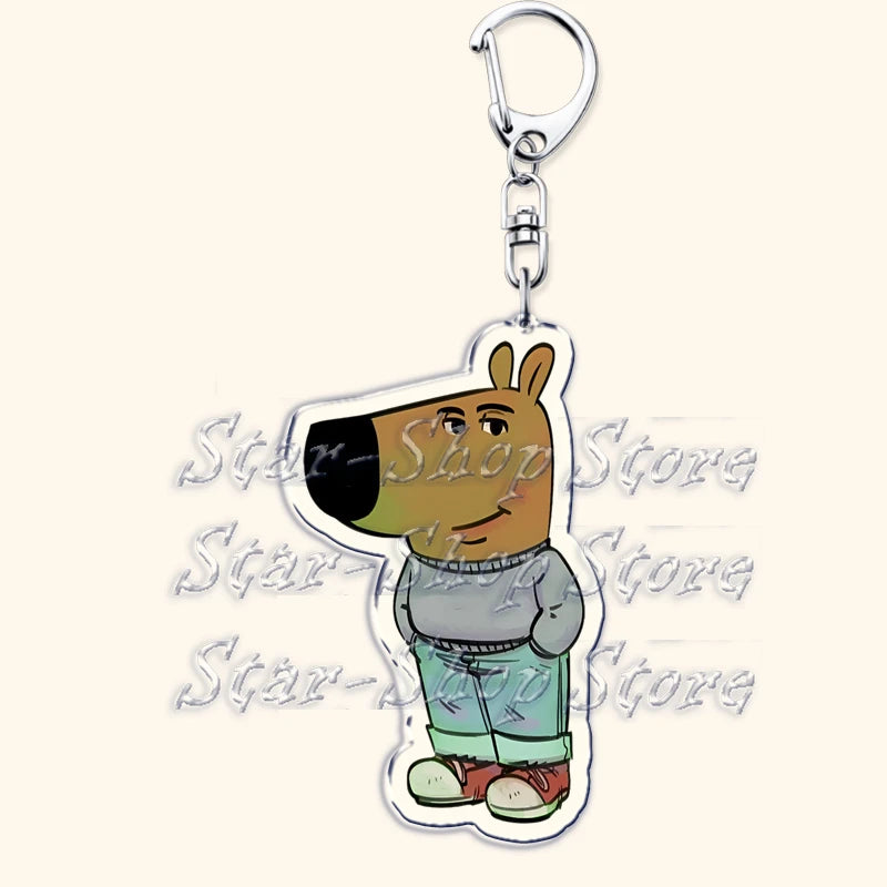 Dog Meme Keychains