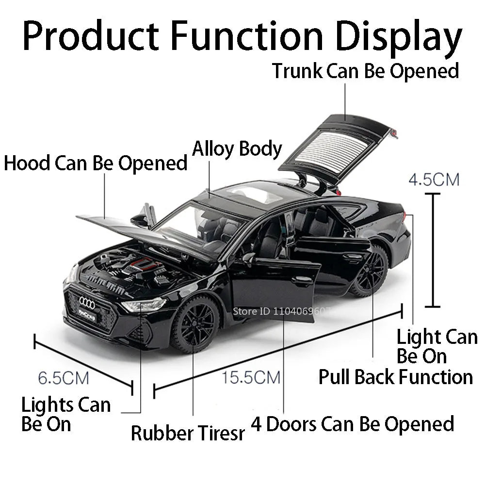 RS7 Diecast Model Car – 1:32 Scale