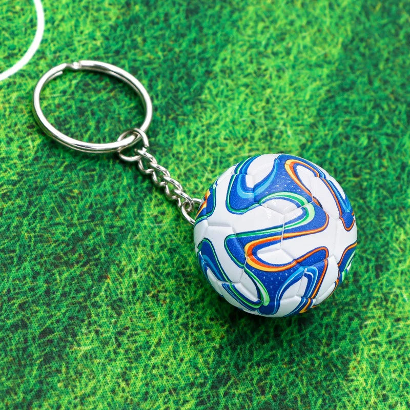 Mini Soccer Ball Keychain