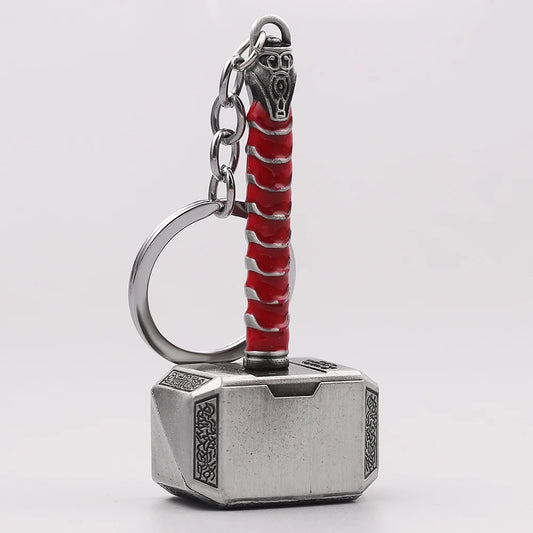 🛠️ Thor’s Hammer Keychain – Mini Mjölnir Power in Your Pocket! ⚡