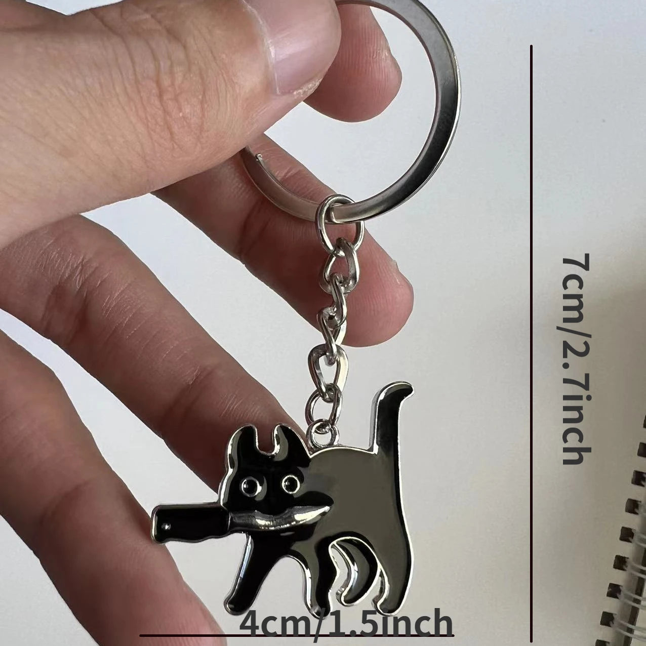 Tactical Cat Keychain