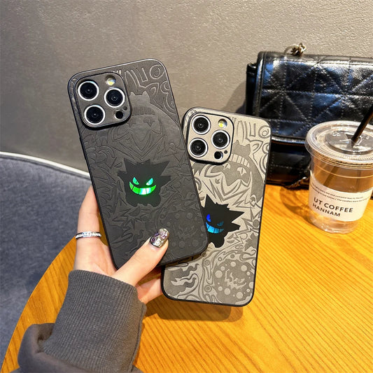 Luminous Gengar Phone Case – Glow in the Dark Pokémon Style!