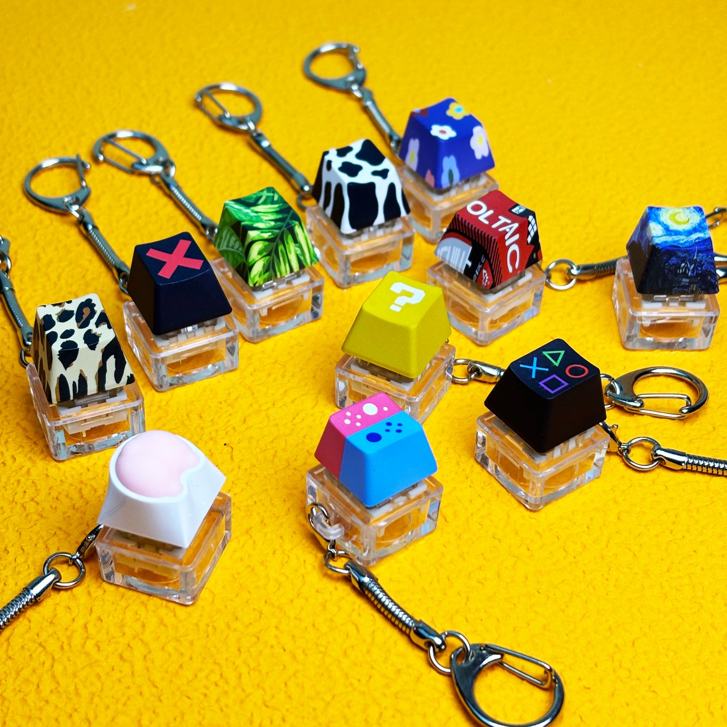 Mechanical Keyboard Switch Keychain