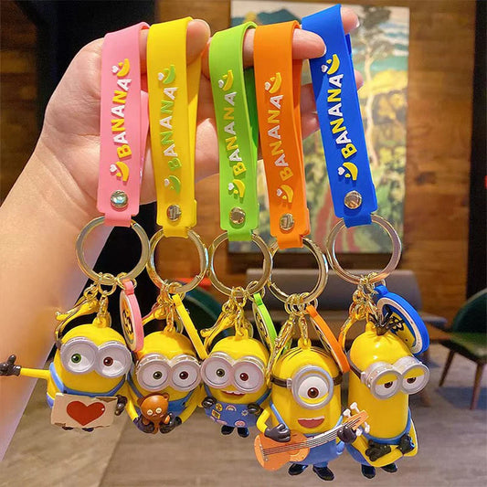 🟡 Minion Banana Keychain – Cute & Fun Gift for Fans! 🍌🔑