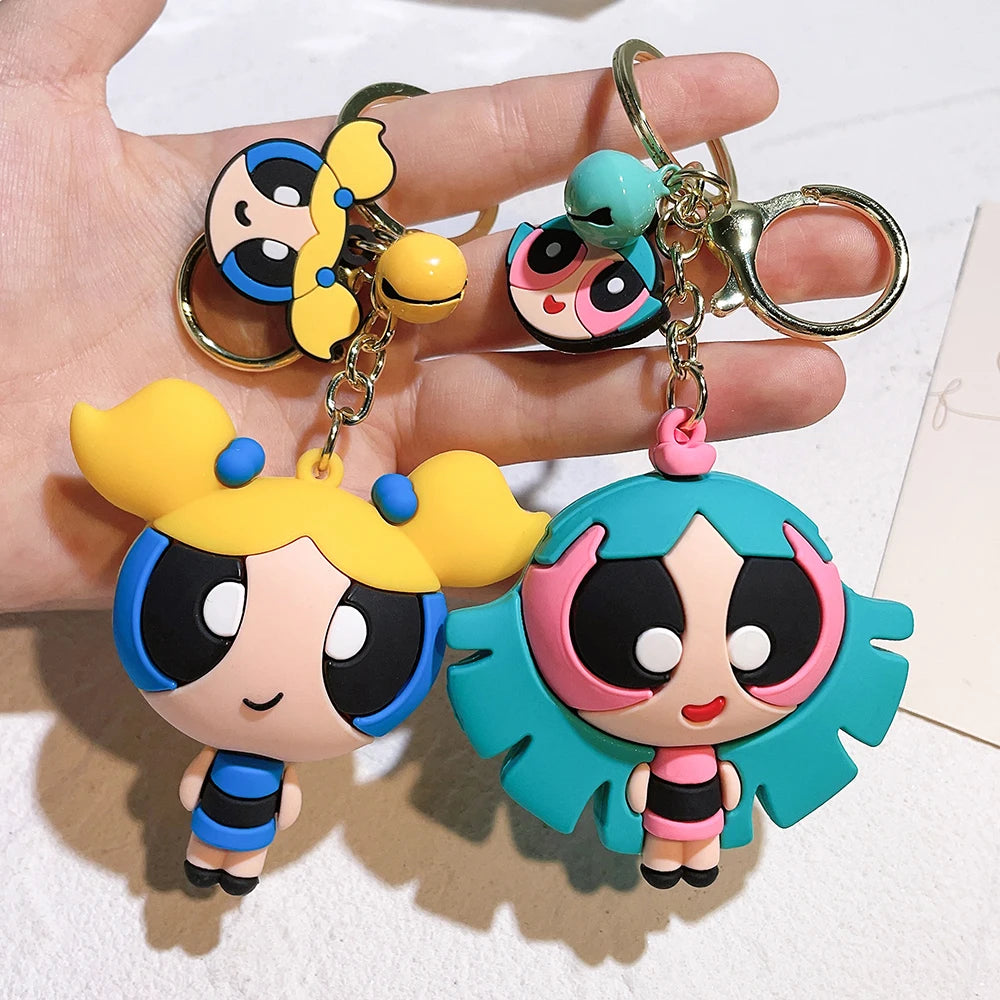 Powerpuff Girls-Inspired Keychains