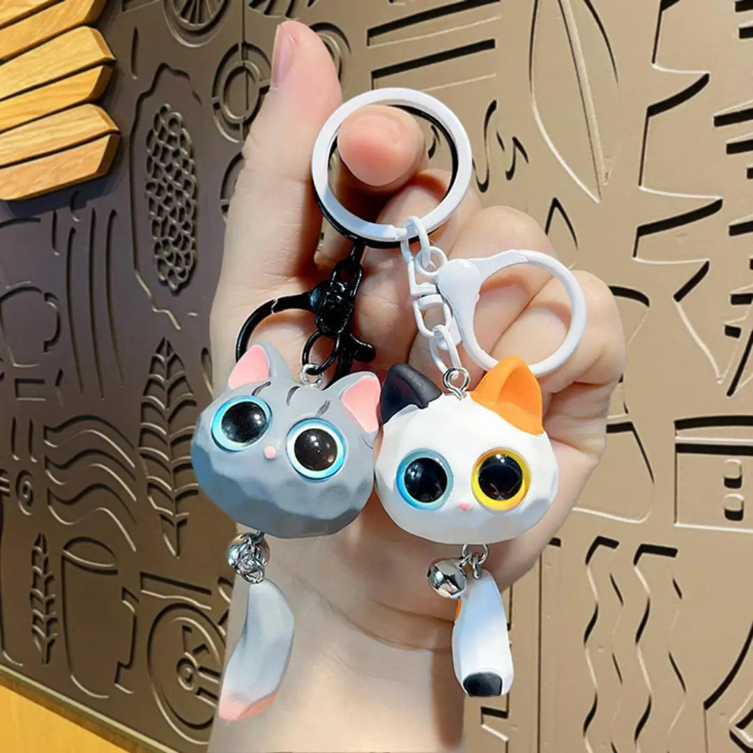 Cat Head Keychains