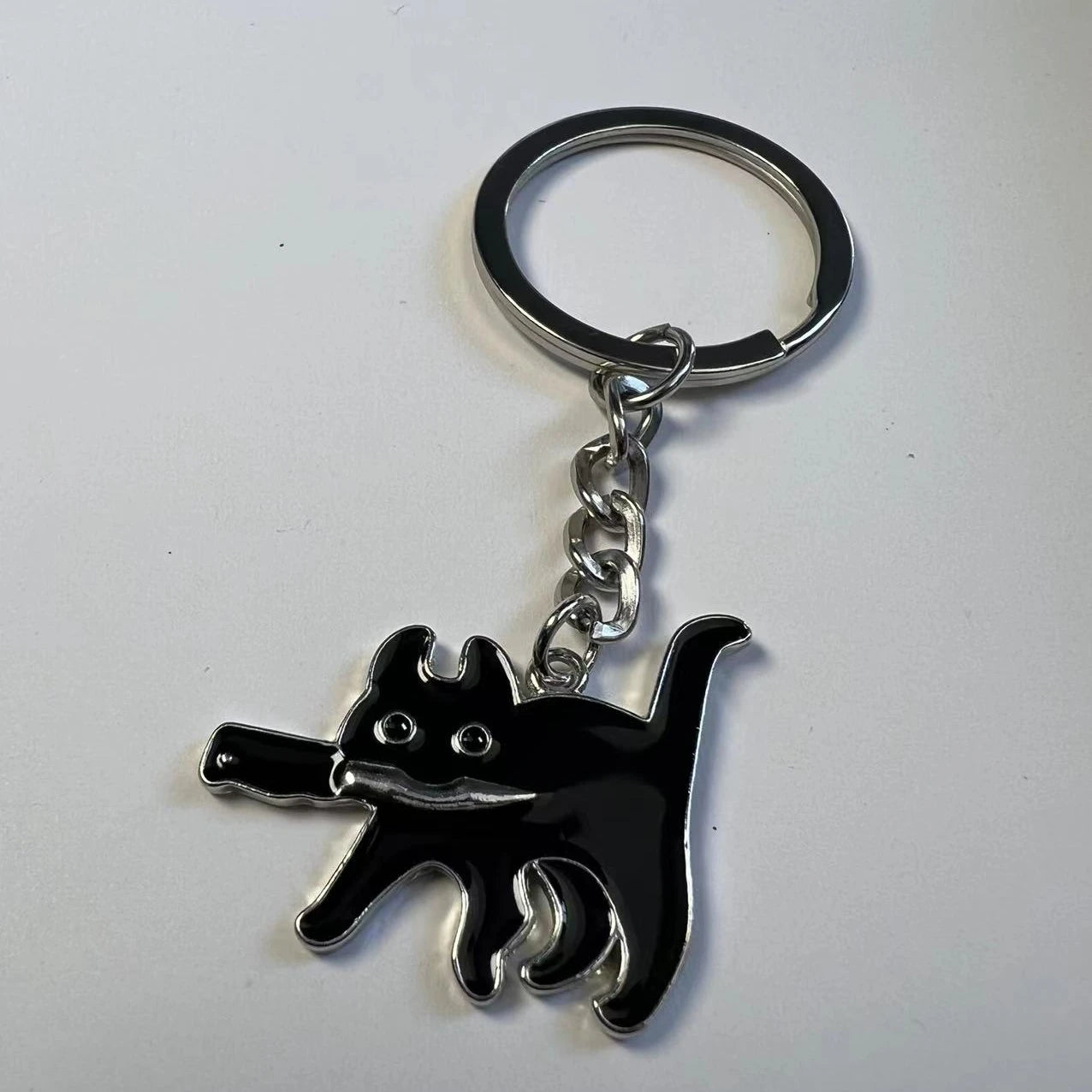 Tactical Cat Keychain