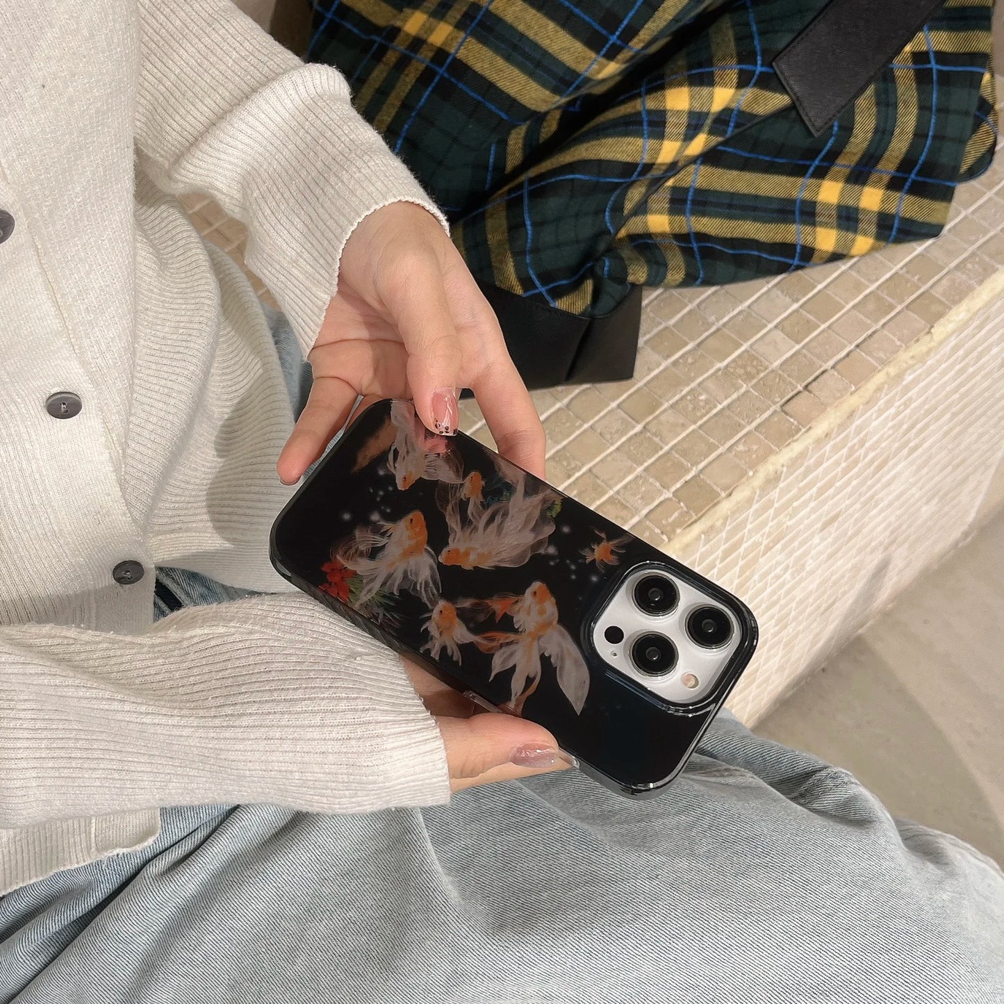 🐟✨ Elegant Koi Fish Phone Case – Art in Motion ✨📱