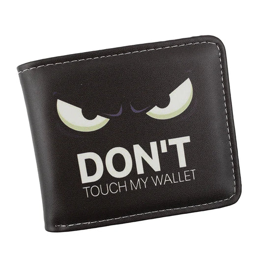 "Don't Touch My Wallet" Stylish Bifold Wallet