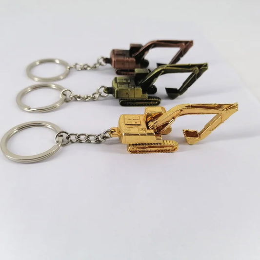 🚧 Mini Excavator Keychain – Perfect Gift for Construction Lovers
