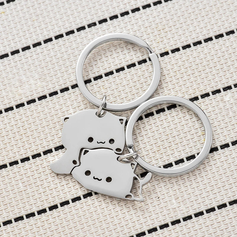 Cute Cat Keychain