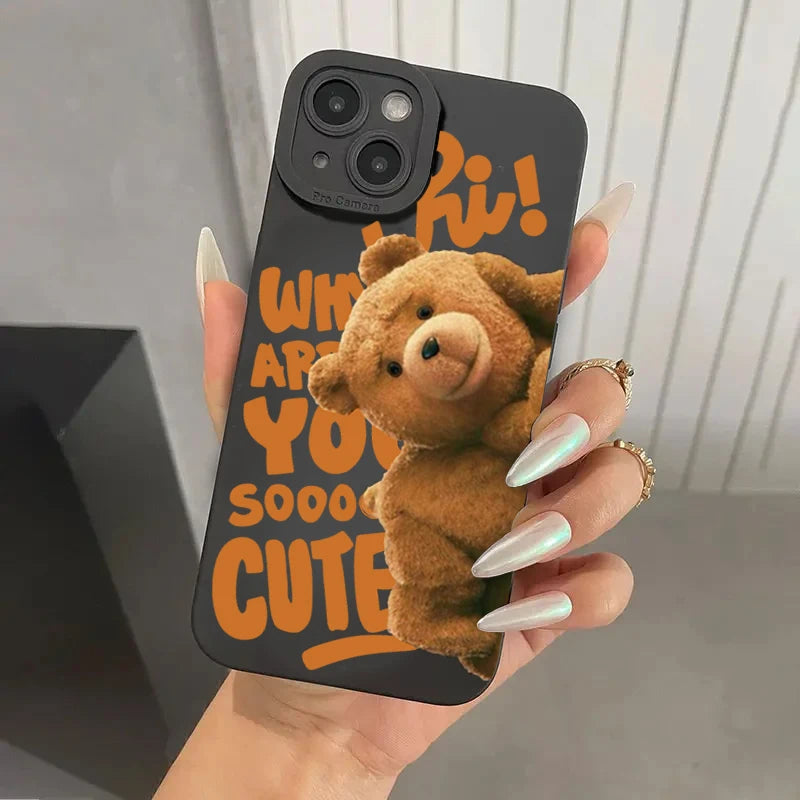 Teddy Bear Cartoon Phone Case