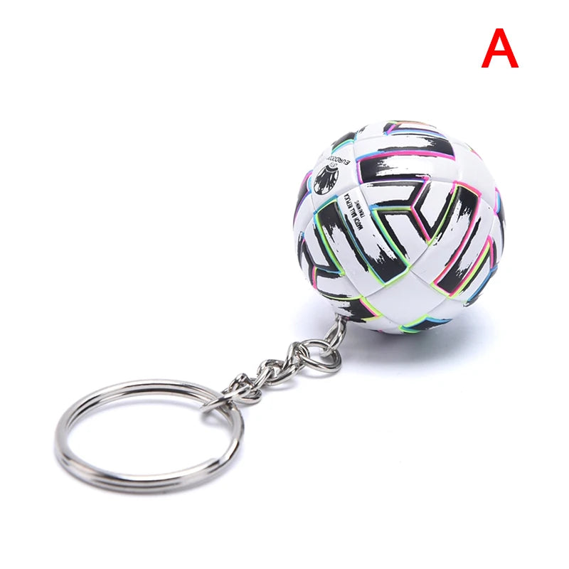 Mini Soccer Ball Keychain