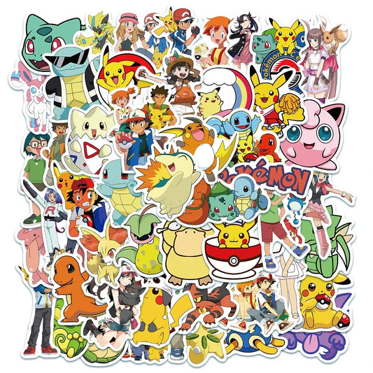 🎉✨ Mega Anime & Gaming Sticker Bundle – 50pcs ✨🎉