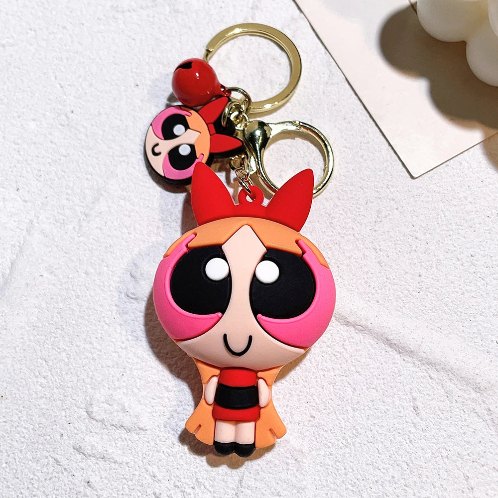 Powerpuff Girls-Inspired Keychains