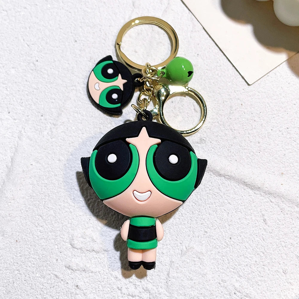 Powerpuff Girls-Inspired Keychains