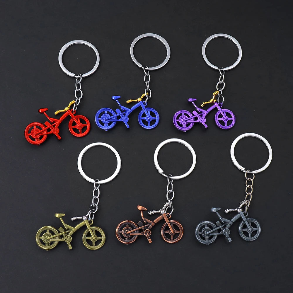 Colorful Mini Bicycle Keychain – Fun & Sporty Style! 🌈