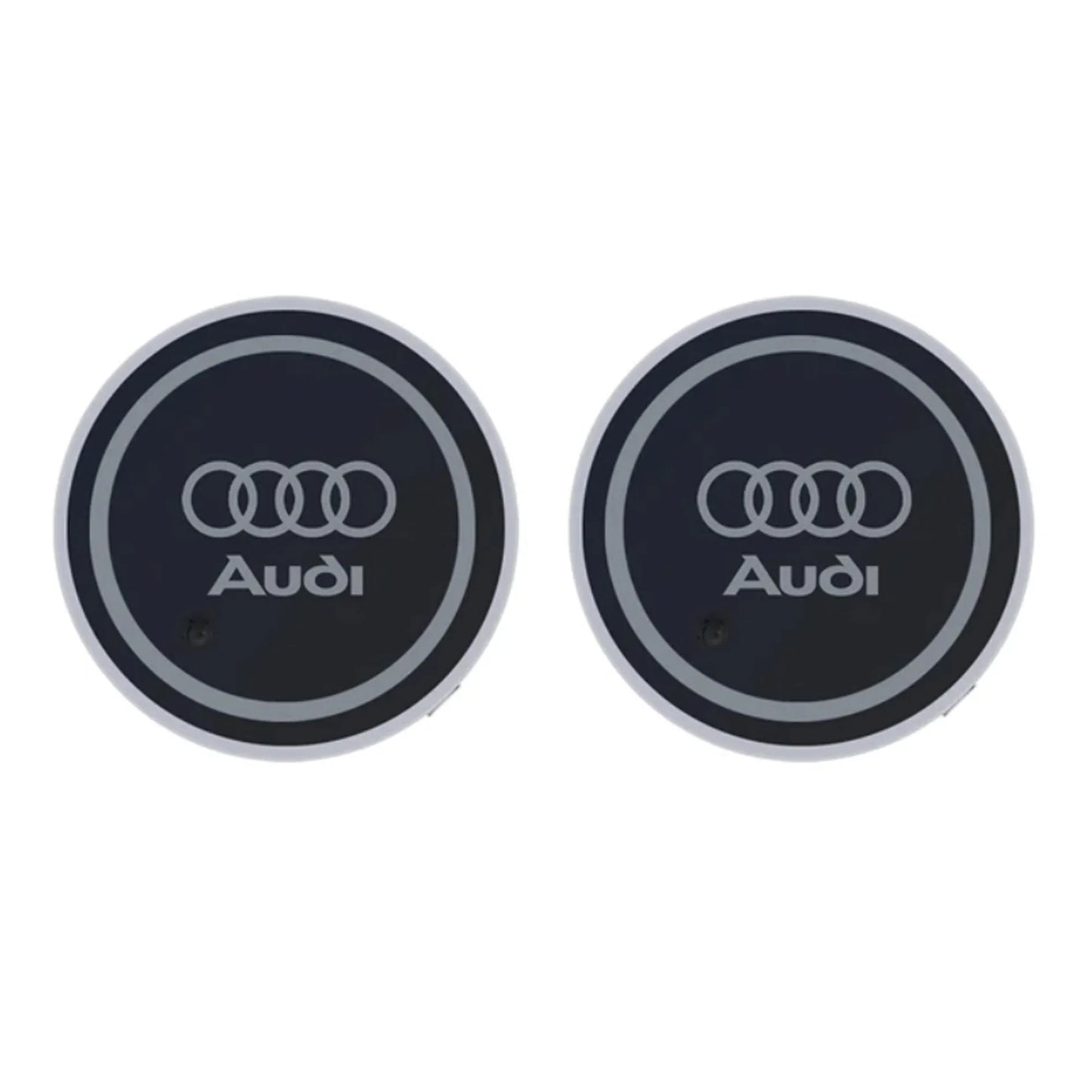 LED Luminous Car Cup Holder Coasters – Audi Edition