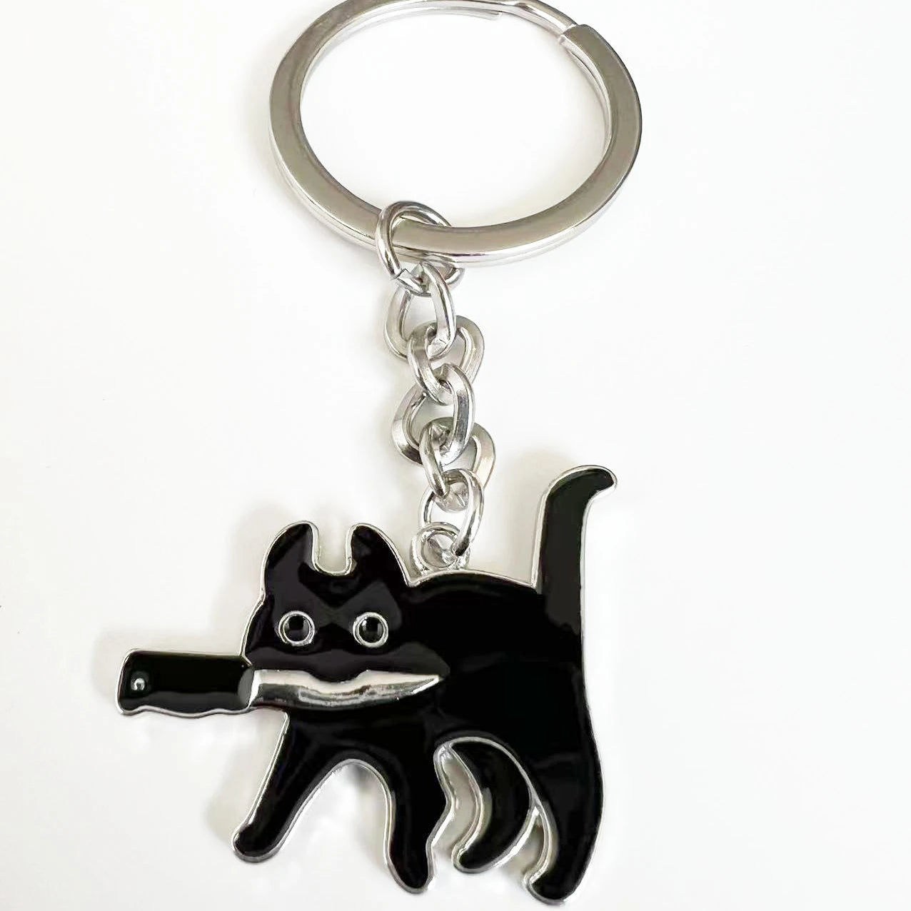 Tactical Cat Keychain