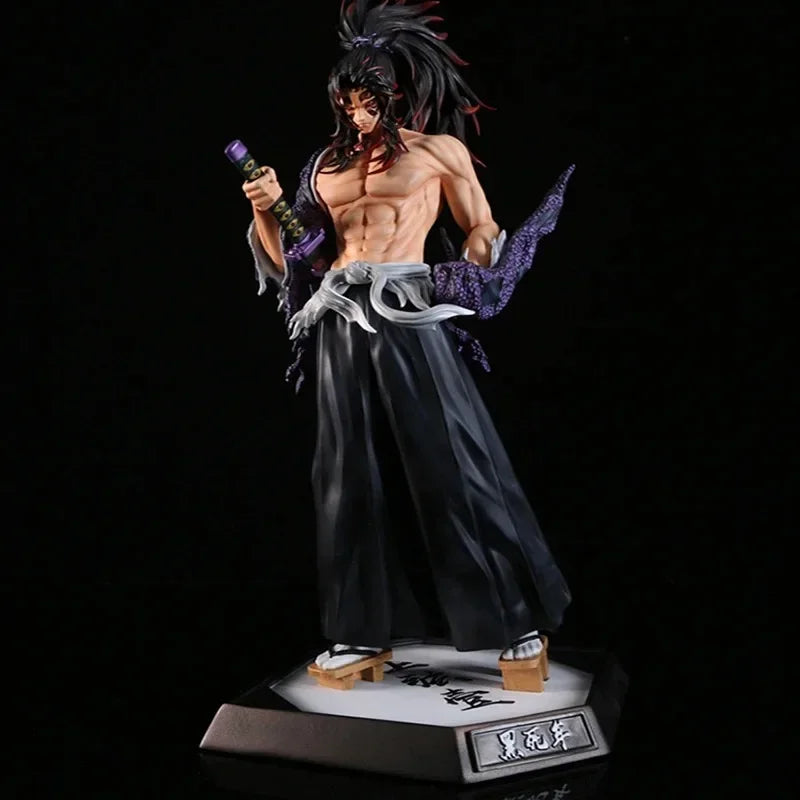 Demon Slayer Action Anime Figure Giyuutarou Daki Kokushibo Tsugikuni Yoriichi Douma Inosuke Toy Kimetsu No Yaiba PVC Model Toys