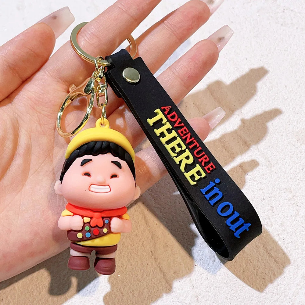 🌟 Adventure Buddies Keychain Set – "Up, Up &amp; Adorable!" 🎈🐾