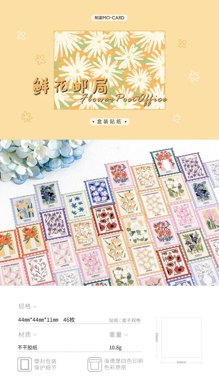 ✨💌 Vintage-Inspired Decorative Stamp Stickers 💌✨