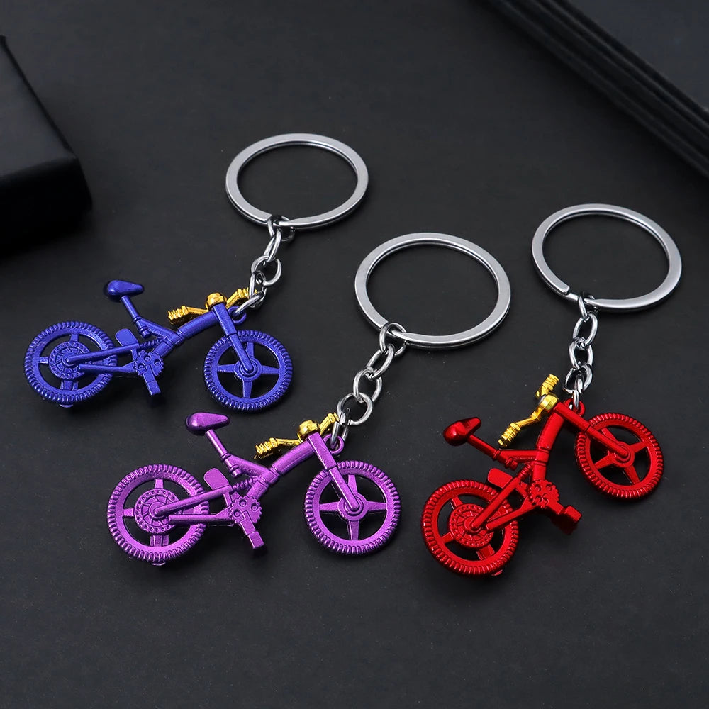 Colorful Mini Bicycle Keychain – Fun & Sporty Style! 🌈