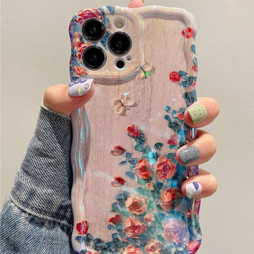 Floral Oil Painting Phone Case