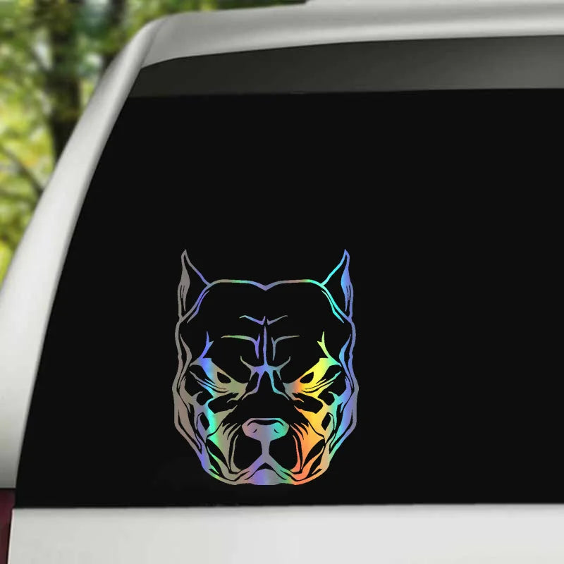 Reflective Evil Grin Car Decal