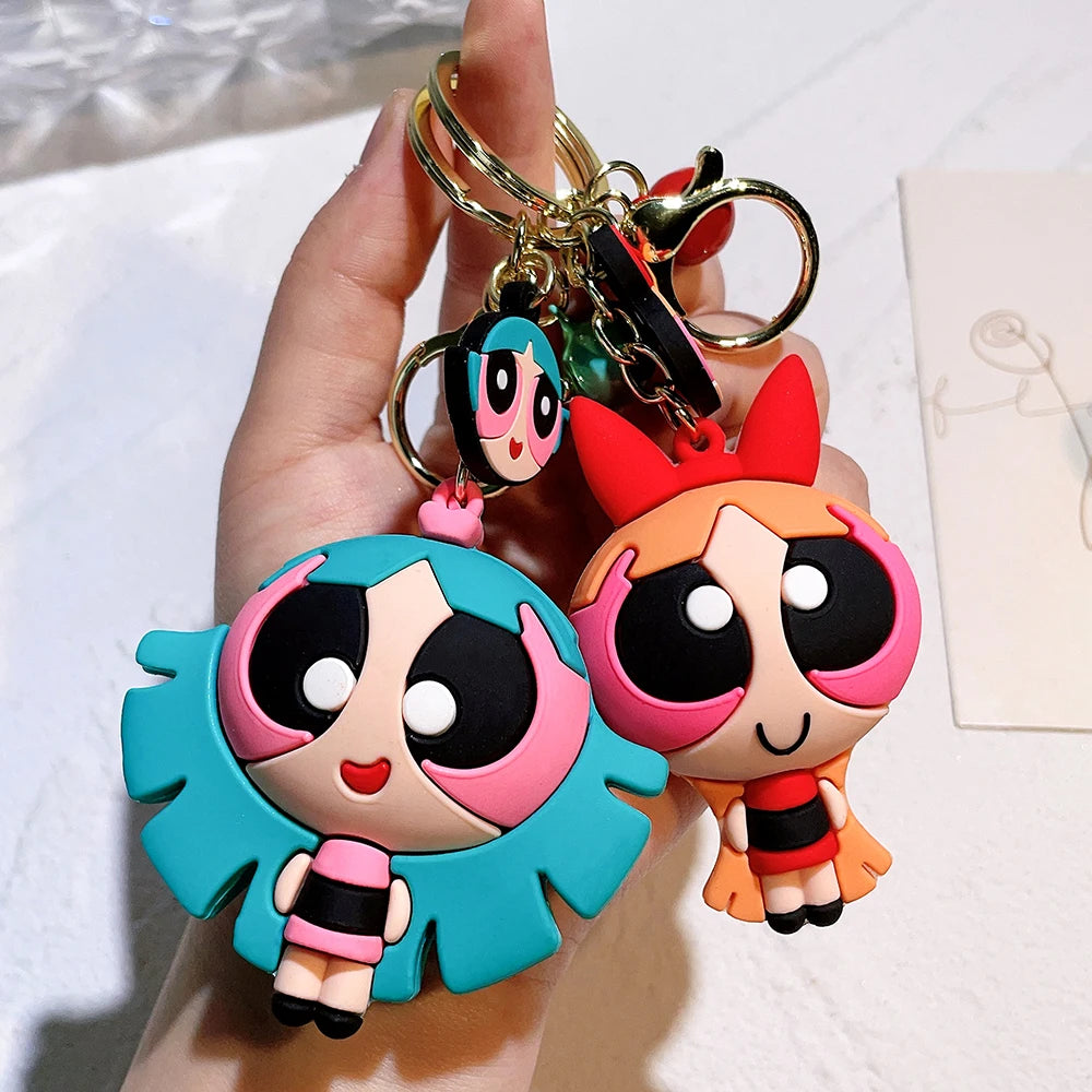 Powerpuff Girls-Inspired Keychains