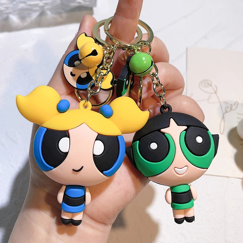 Powerpuff Girls-Inspired Keychains