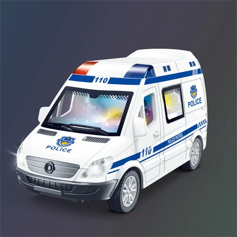 1:32 Alloy Emergency & Luxury Vehicle Model – Lights, Sounds & Pull Back Action