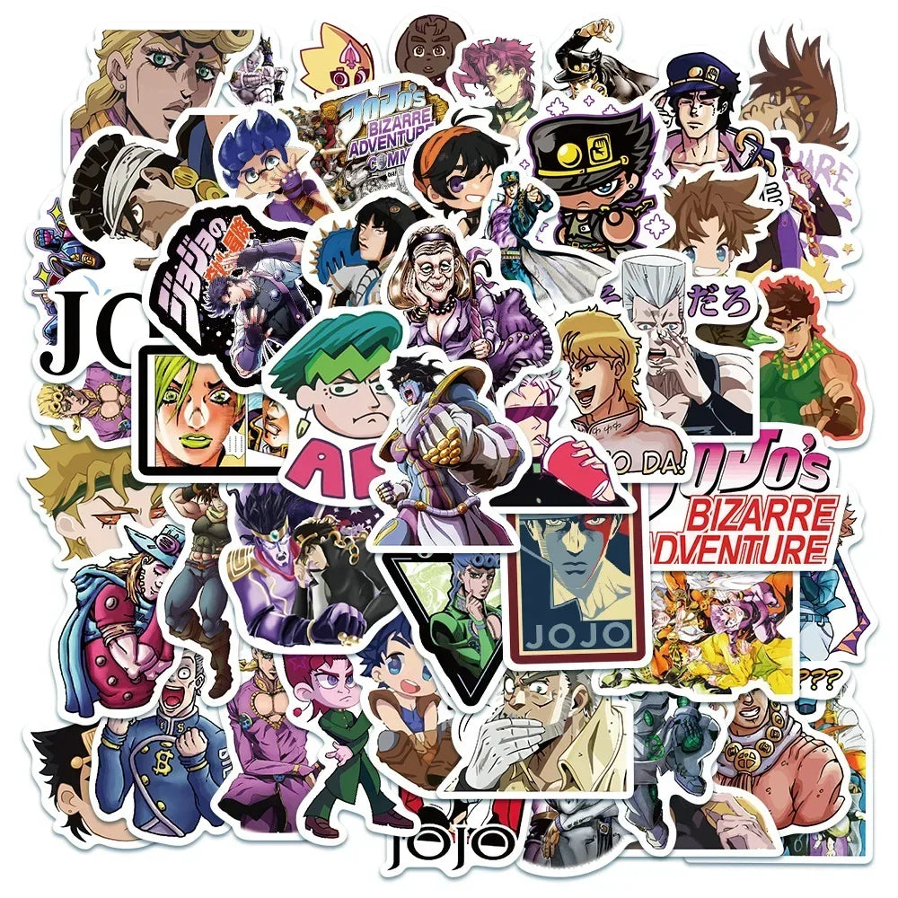 🎉✨ Mega Anime & Gaming Sticker Bundle – 50pcs ✨🎉