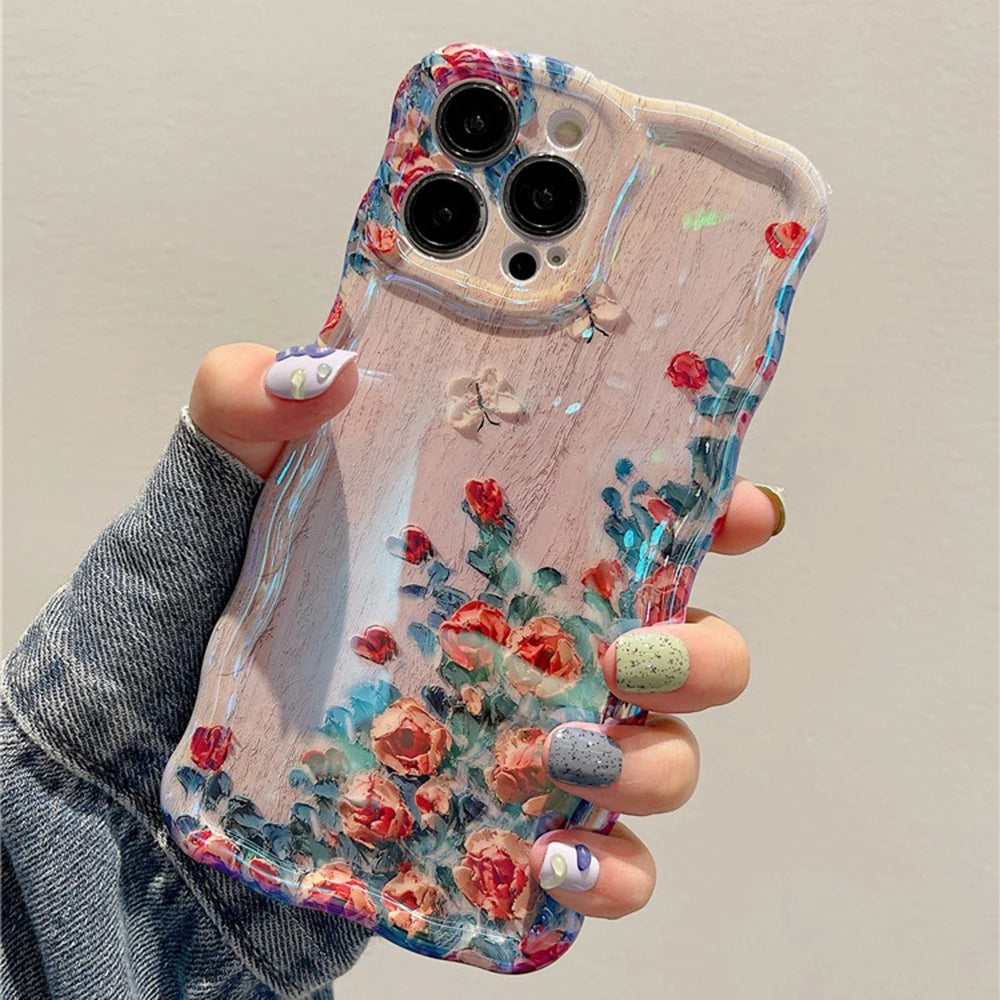 Floral Oil Painting Phone Case
