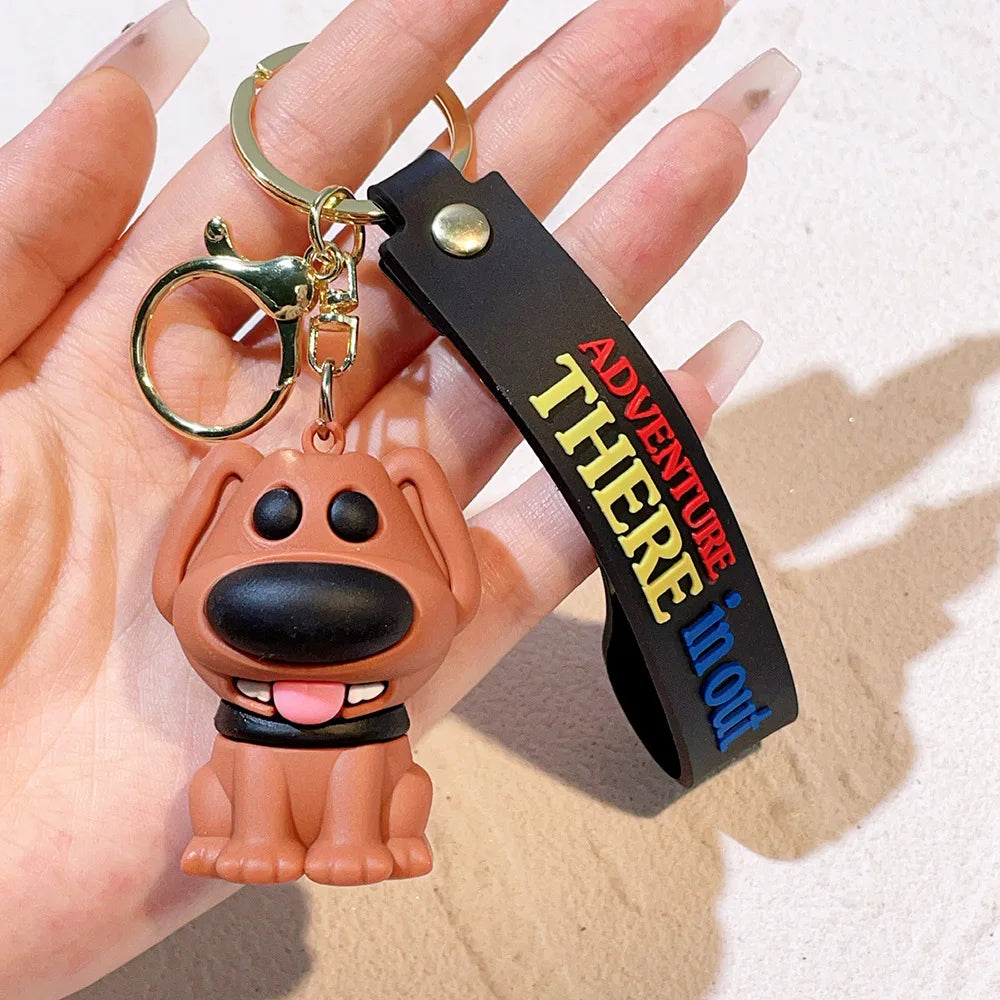 🌟 Adventure Buddies Keychain Set – "Up, Up &amp; Adorable!" 🎈🐾