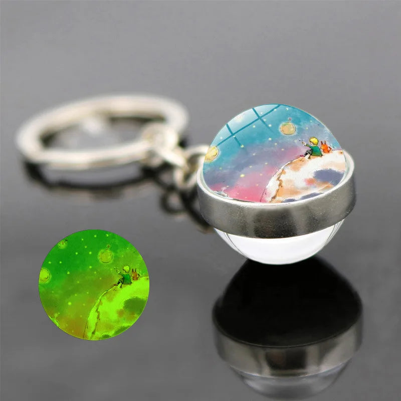 Galaxy Orb Keychain