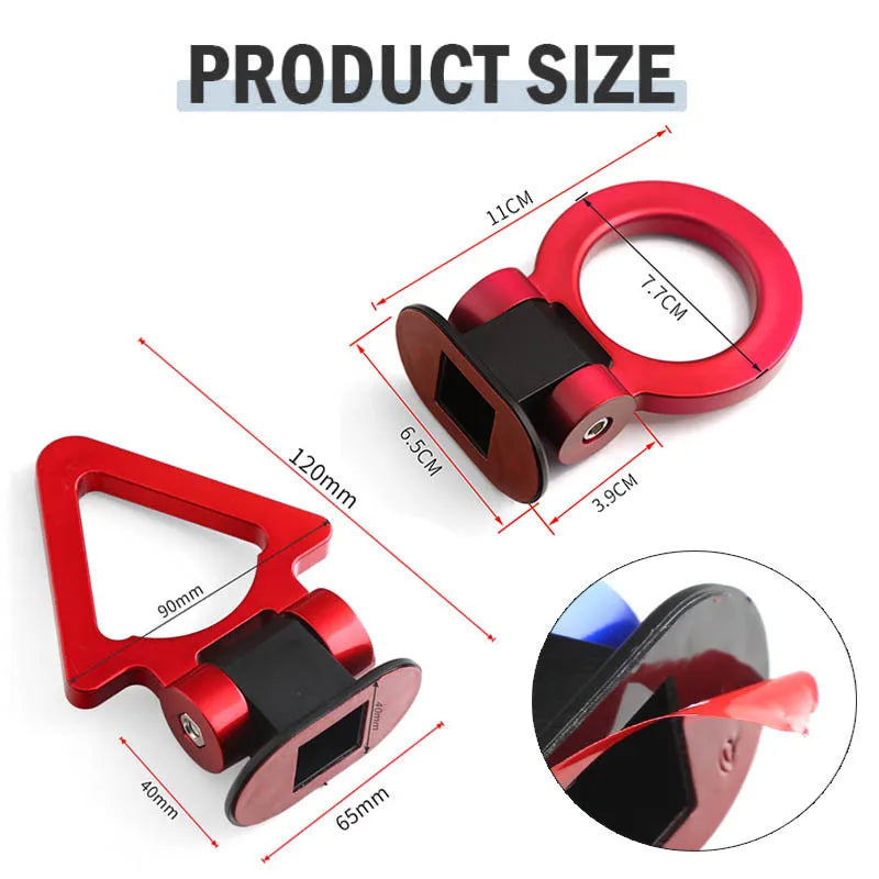 🏎️ Universal Racing Tow Hook – Stylish & Functional 🚗