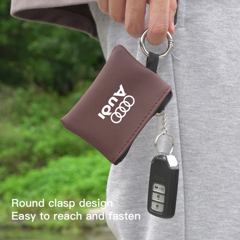 Leather Audi Key Case