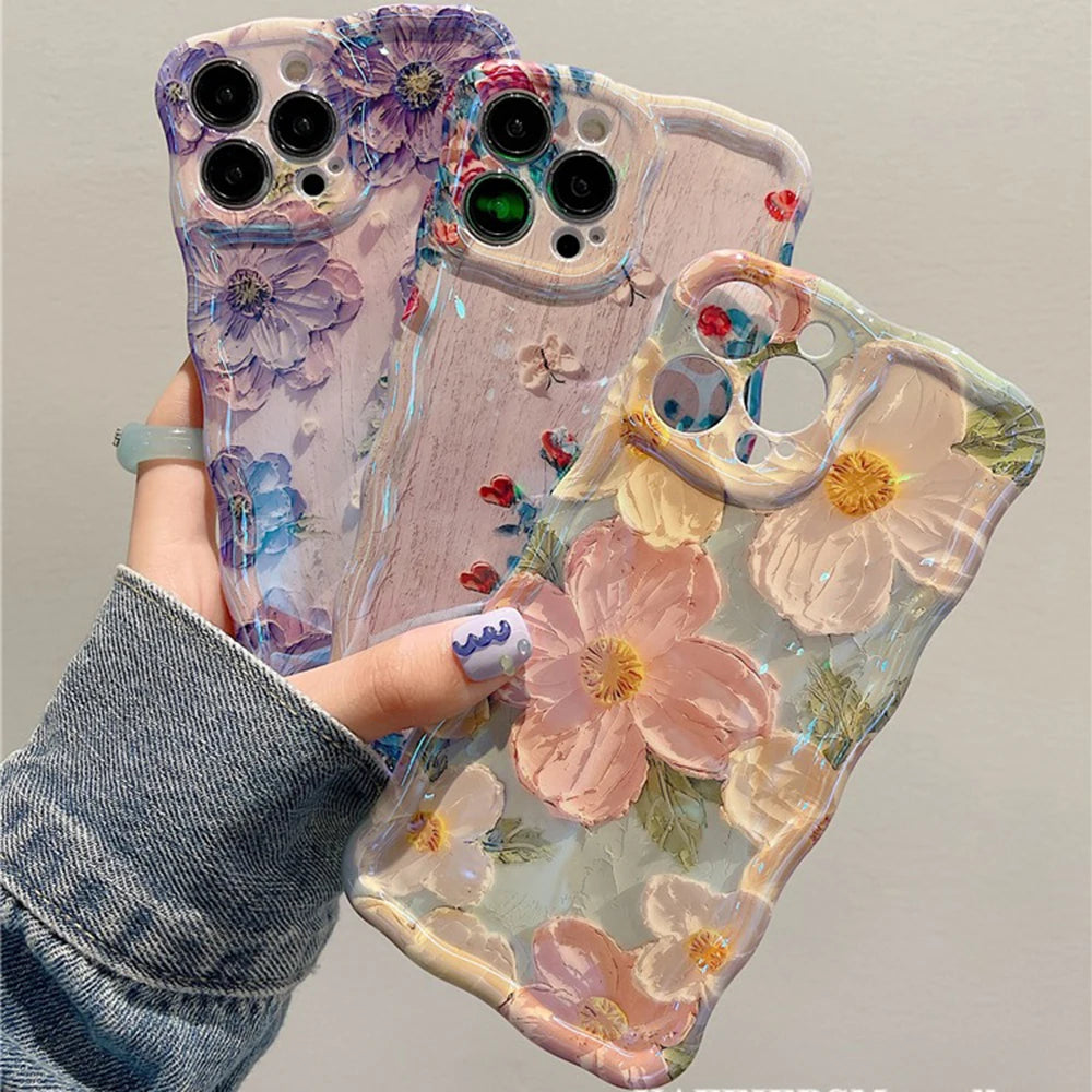 Floral Oil Painting Phone Case
