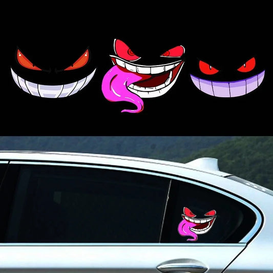 Evil Grin Car Decal